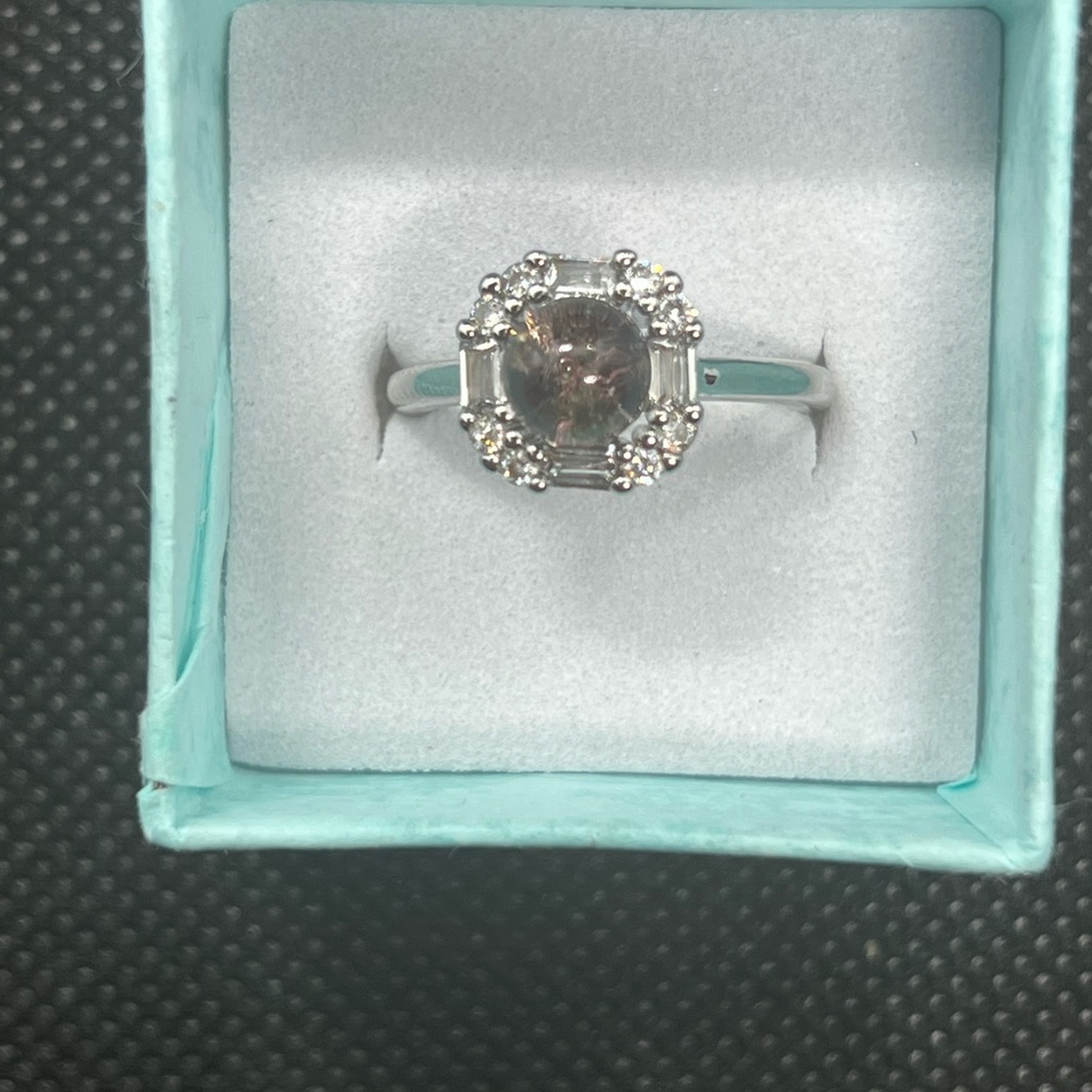 GARDEN QUARTZ adjustable ring